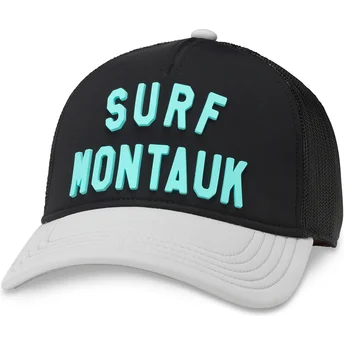 Kapa zaobljena crna snapback Surf Riptide Valin American Needle