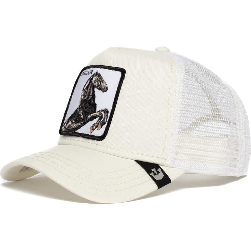 kapa-zaobljena-bijela-snapback-stallion-the-farm-goorin-bros