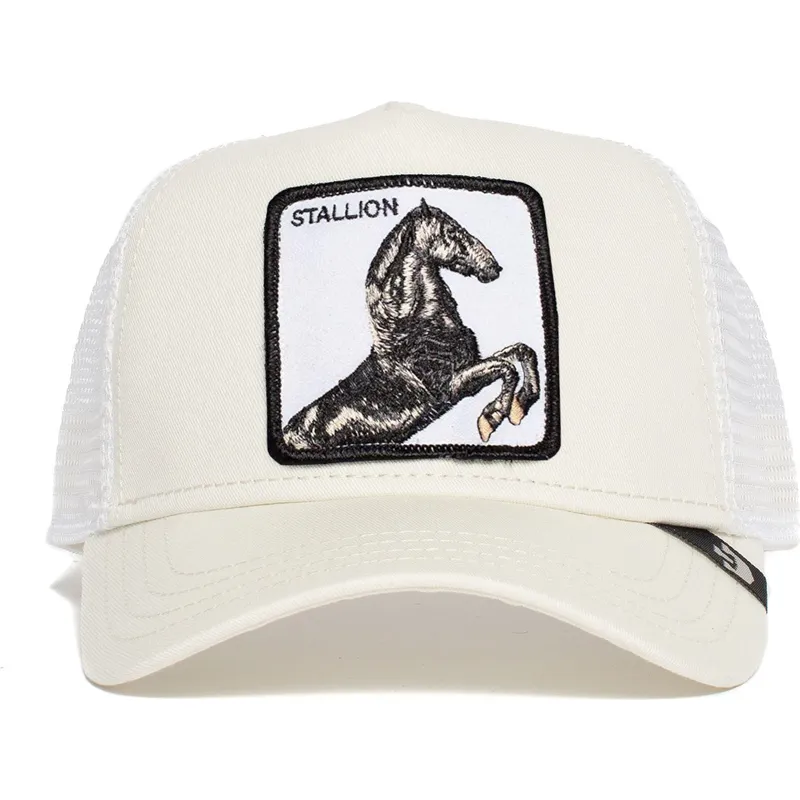 kapa-zaobljena-bijela-snapback-stallion-the-farm-goorin-bros