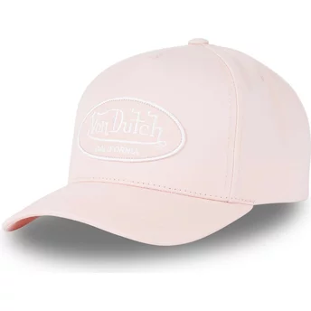 Von Dutch Curved Brim LOF C1 Pink Adjustable Cap