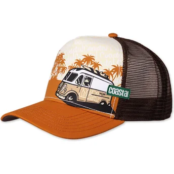 Kapa zaobljena smeđa snapback HFT Coastal