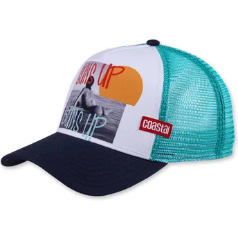 Kapa zaobljena plava snapback Up Buns Up HFT Coastal