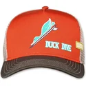 kapa-zaobljena-narancasta-snapback-duck-dive-hft-coastal