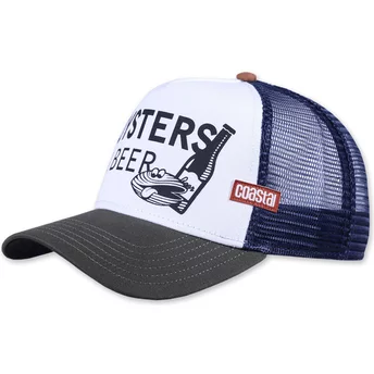 Coastal Oysters & Beer HFT White, Navy Blue and Grey Trucker Hat