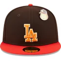 cap-ravna-brown-ajustada-59fifty-the-elements-fire-pin-los-angeles-dodgers-mlb-new-era