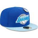 kapa-ravna-plava-prilagodena-59fifty-the-elements-water-pin-los-angeles-lakers-nba-new-era