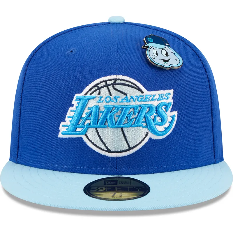 kapa-ravna-plava-prilagodena-59fifty-the-elements-water-pin-los-angeles-lakers-nba-new-era