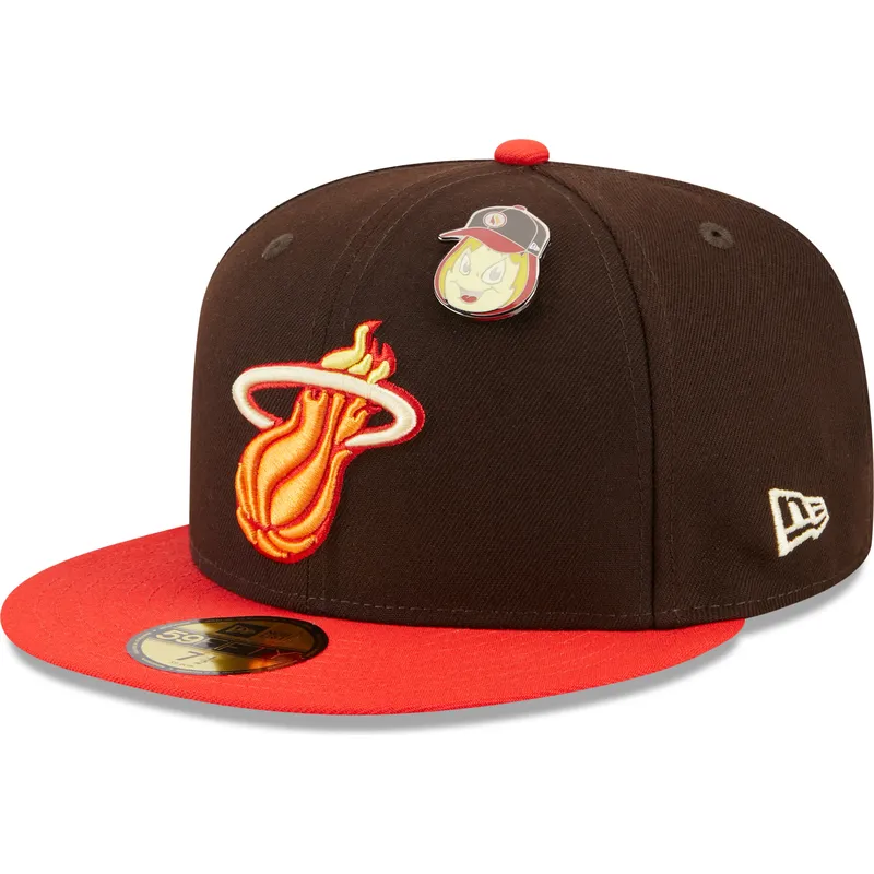 cap-ravna-brown-ajustada-59fifty-the-elements-fire-pin-miami-heat-nba-new-era cap-ravna-brown-ajustada-59fifty-the-elements-fire-pin-miami-heat-nba-new-era