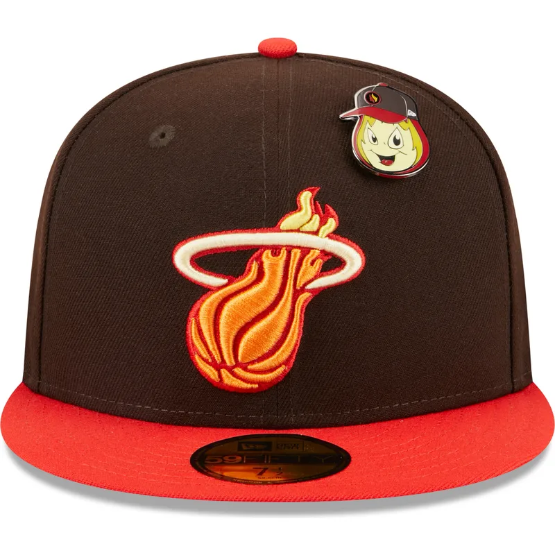 cap-ravna-brown-ajustada-59fifty-the-elements-fire-pin-miami-heat-nba-new-era cap-ravna-brown-ajustada-59fifty-the-elements-fire-pin-miami-heat-nba-new-era