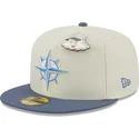 kapa-ravna-siva-prilagodena-59fifty-the-elements-air-pin-seattle-mariners-mlb-new-era