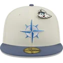 kapa-ravna-siva-prilagodena-59fifty-the-elements-air-pin-seattle-mariners-mlb-new-era