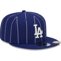 kapa-ravna-plava-snapback-9fifty-pinstripe-visor-clip-los-angeles-dodgers-mlb-new-era