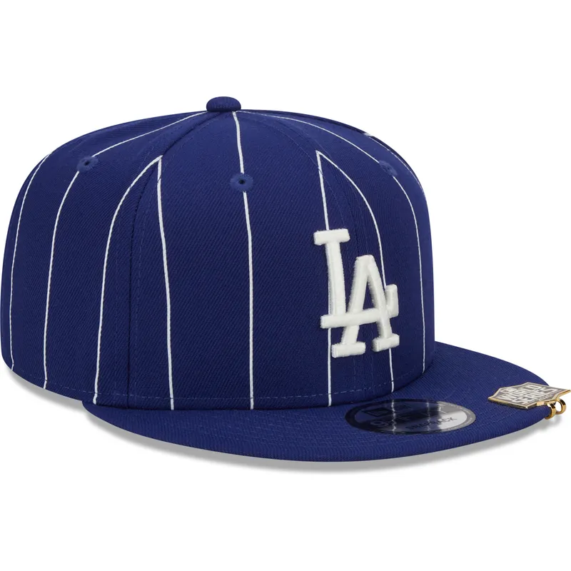 kapa-ravna-plava-snapback-9fifty-pinstripe-visor-clip-los-angeles-dodgers-mlb-new-era