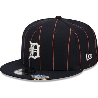 Kape ravna mornarsko plava snapback 9FIFTY Pinstripe Visor Clip Detroit Tigers MLB New Era