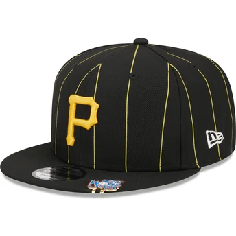 Cap ravna black snapback 9FIFTY Pinstripe Visor Clip Pittsburgh Pirates MLB New Era