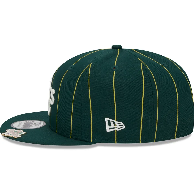 cap-ravna-green-snapback-9fifty-pinstripe-visor-clip-oakland-athletics-mlb-new-era