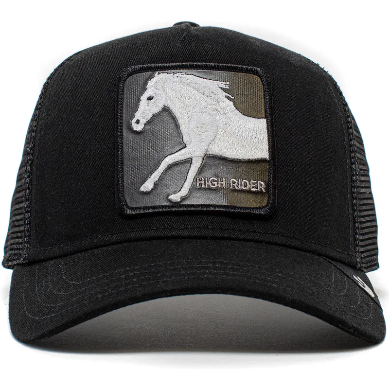 kapa-zaobljena-crna-snapback-high-rider-ride-high-the-farm-goorin-bros