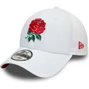 kapa-zaobljena-bijela-podesiv-9forty-core-england-rugby-rfu-new-era
