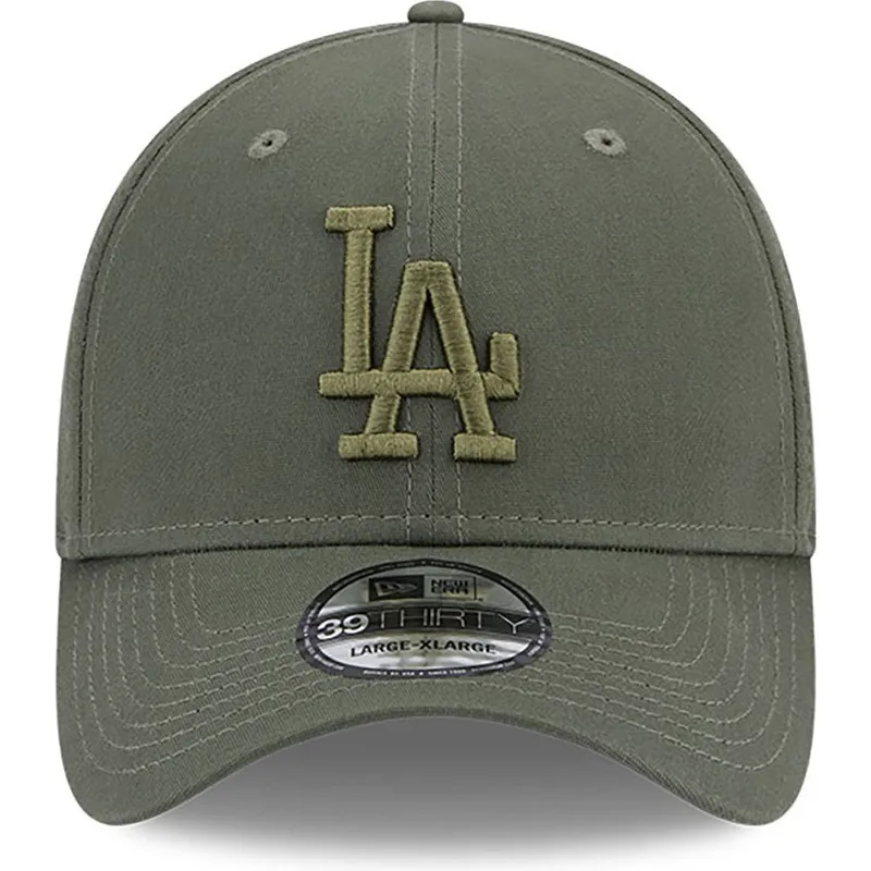 kapa-zaobljena-zelena-prilagodena-39thirty-league-essential-los-angeles-dodgers-mlb-new-era