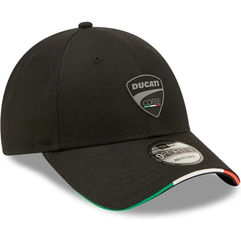 cap-zaobljena-black-adjustable-strap-9forty-repreve-flag-sandwich-ducati-motor-motogp-new-era cap-zaobljena-black-adjustable-strap-9forty-repreve-flag-sandwich-ducati-motor-motogp-new-era