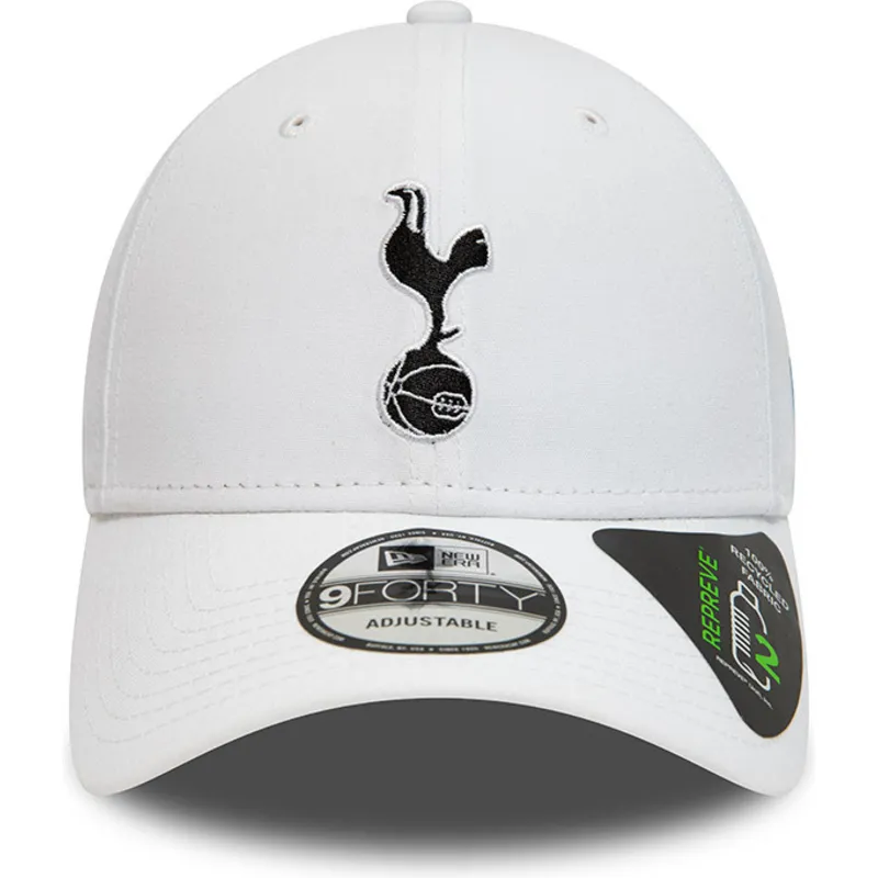 cap-zaobljena-white-adjustable-strap-9forty-repreve-tottenham-hotspur-football-club-premier-league-new-era