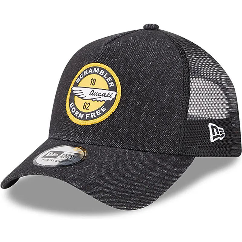 kapa-zaobljena-crna-snapback-denim-a-frame-ducati-motor-motogp-new-era