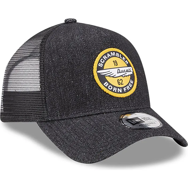 kapa-zaobljena-crna-snapback-denim-a-frame-ducati-motor-motogp-new-era