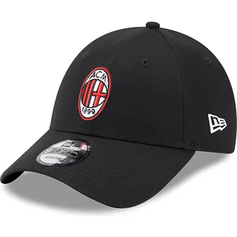 Kape zaobljena crna podesiva traka 9FORTY Core AC Milan Serie A New Era