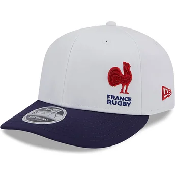 Kapa zaobljena plava snapback 9FIFTY Stretch Snap Flawless French Rugby Federation FFR New Era