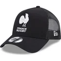 kapa-zaobljena-crna-snapback-a-frame-monochrome-french-rugby-federation-ffr-new-era