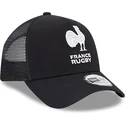 kapa-zaobljena-crna-snapback-a-frame-monochrome-french-rugby-federation-ffr-new-era