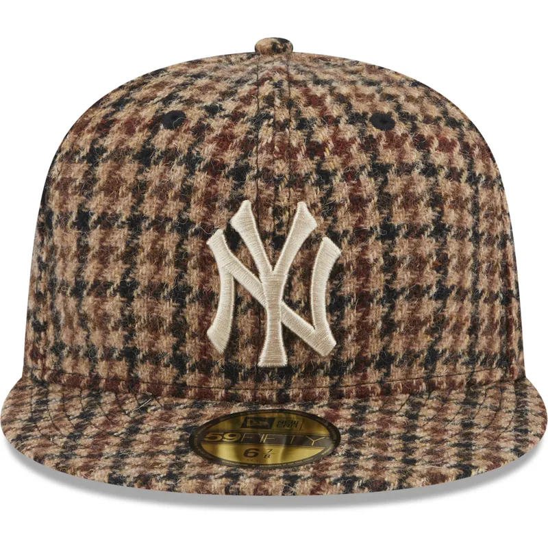 cap-ravna-brown-ajustada-59fifty-harris-tweed-new-york-yankees-mlb-new-era cap-ravna-brown-ajustada-59fifty-harris-tweed-new-york-yankees-mlb-new-era