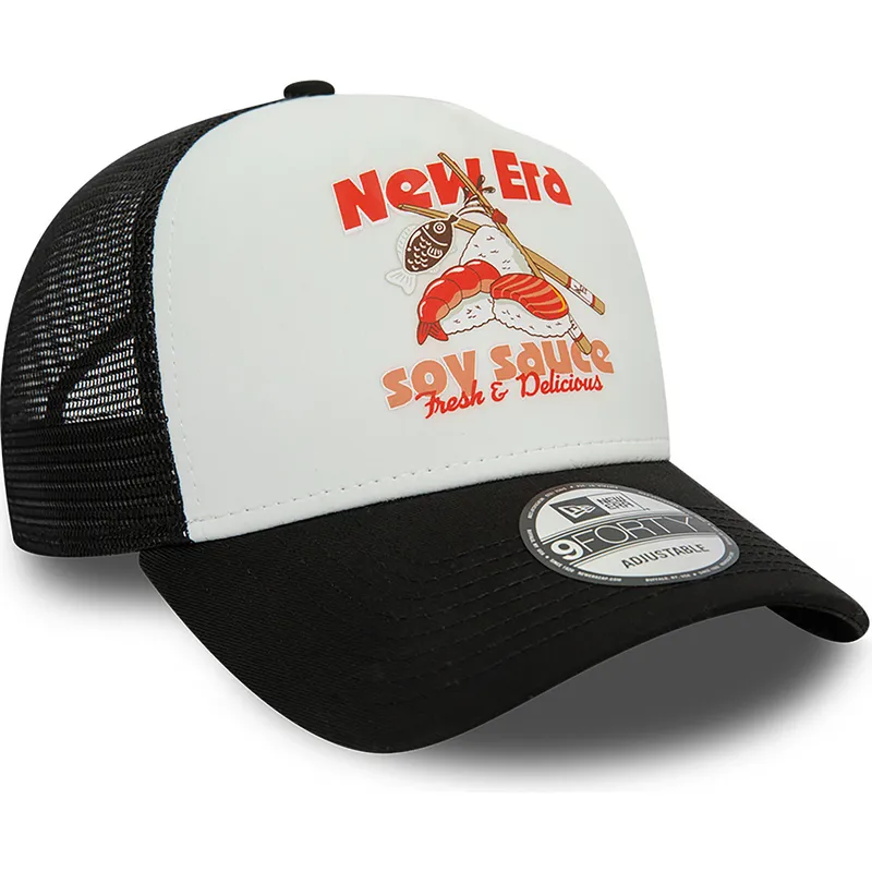 kapa-zaobljena-crna-snapback-soy-sauce-a-frame-food-new-era