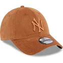 kapa-zaobljena-smeda-podesiv-9forty-cord-new-york-yankees-mlb-new-era