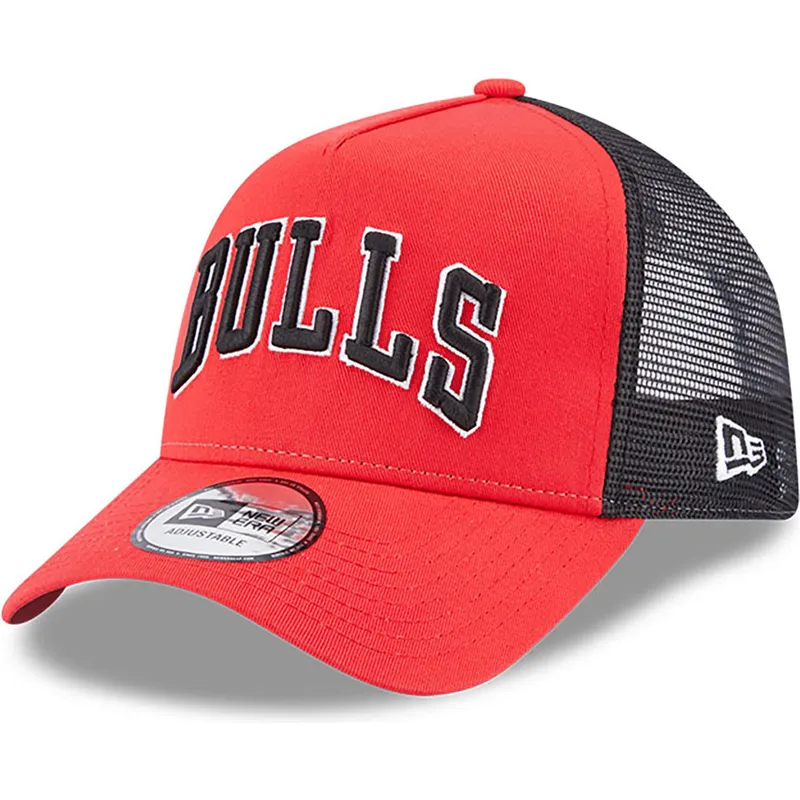 kapa-zaobljena-crvena-snapback-a-frame-team-script-chicago-bulls-nba-new-era