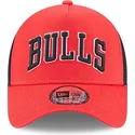 kapa-zaobljena-crvena-snapback-a-frame-team-script-chicago-bulls-nba-new-era