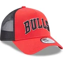 kapa-zaobljena-crvena-snapback-a-frame-team-script-chicago-bulls-nba-new-era