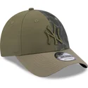 kapa-zaobljena-zelena-podesiv-9forty-multi-texture-new-york-yankees-mlb-new-era