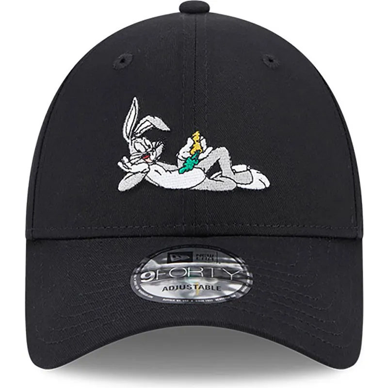 kapa-zaobljena-crna-podesiv-9forty-bugs-bunny-looney-tunes-new-era kapa-zaobljena-crna-podesiv-9forty-bugs-bunny-looney-tunes-new-era