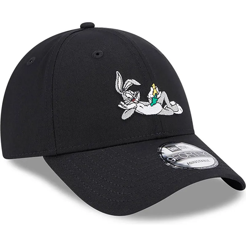 kapa-zaobljena-crna-podesiv-9forty-bugs-bunny-looney-tunes-new-era kapa-zaobljena-crna-podesiv-9forty-bugs-bunny-looney-tunes-new-era