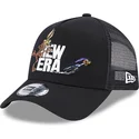 kapa-zaobljena-crna-snapback-a-frame-coyote-y-correcaminos-looney-tunes-new-era