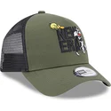 kapa-zaobljena-zelena-snapback-a-frame-piolin-y-silvestre-looney-tunes-new-era
