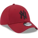 kapa-zaobljena-crvena-prilagodena-39thirty-comfort-new-york-yankees-mlb-new-era