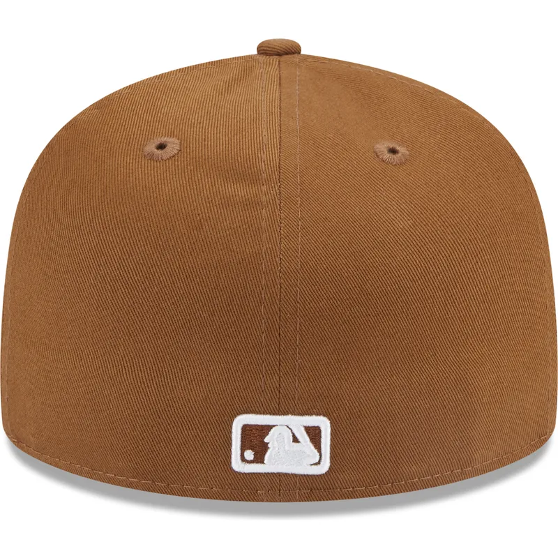 kapa-ravna-smeda-prilagodena-59fifty-team-outline-los-angeles-dodgers-mlb-new-era