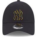 kapa-zaobljena-mornarsko-plava-podesiv-9forty-team-outline-new-york-yankees-mlb-new-era