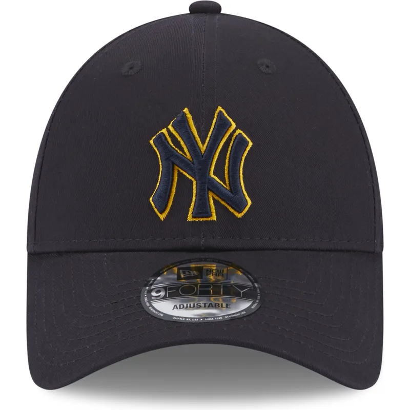 kapa-zaobljena-mornarsko-plava-podesiv-9forty-team-outline-new-york-yankees-mlb-new-era