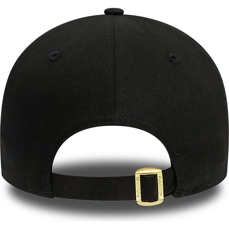 kapa-zaobljena-crna-podesiv-9forty-metallic-badge-los-angeles-lakers-nba-new-era