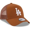 kapa-zaobljena-smeda-snapback-a-frame-league-essential-los-angeles-dodgers-mlb-new-era