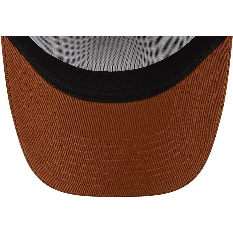 kapa-zaobljena-smeda-snapback-a-frame-league-essential-los-angeles-dodgers-mlb-new-era