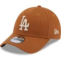 kapa-zaobljena-smeda-podesiv-9forty-league-essential-los-angeles-dodgers-mlb-new-era